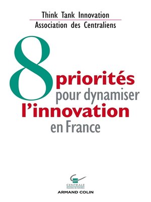cover image of 8 priorités pour dynamiser l'innovation en France